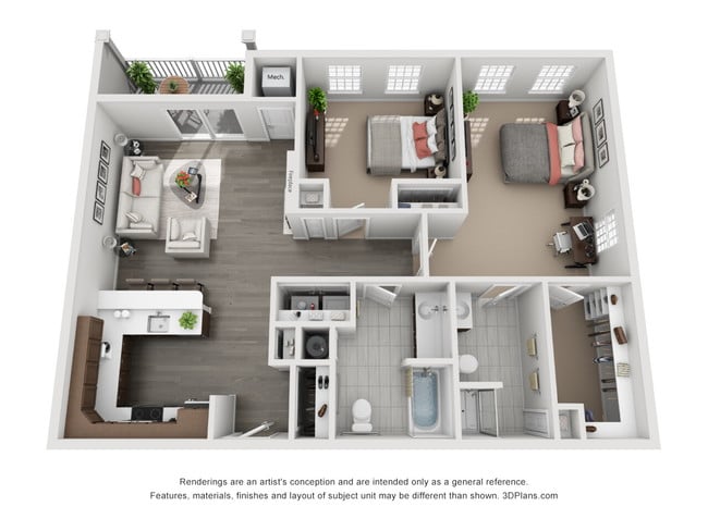 Floorplan - Schuyler Commons
