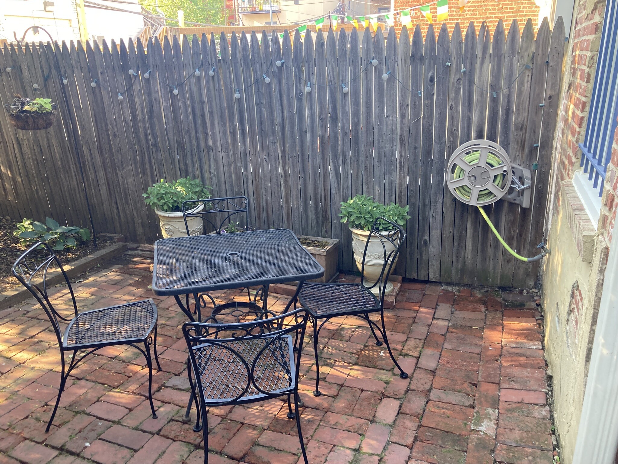 Patio & kitchen window - 1528 Marion St NW