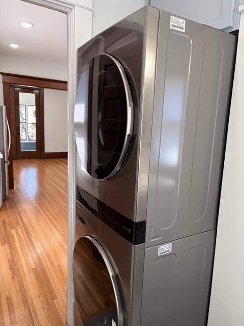New washer/dryer unit in the bathroom. - 623 Pierce St NE