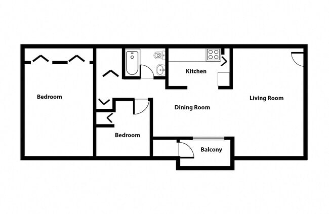 Floorplan - Flats of Chambersburg - North