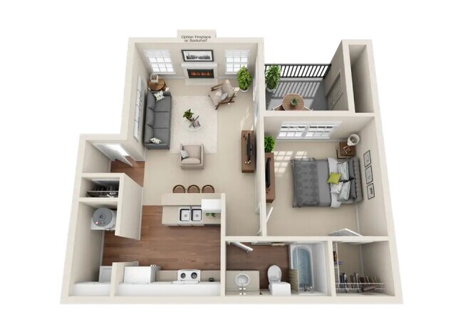 Floorplan - Indian Creek Apartments