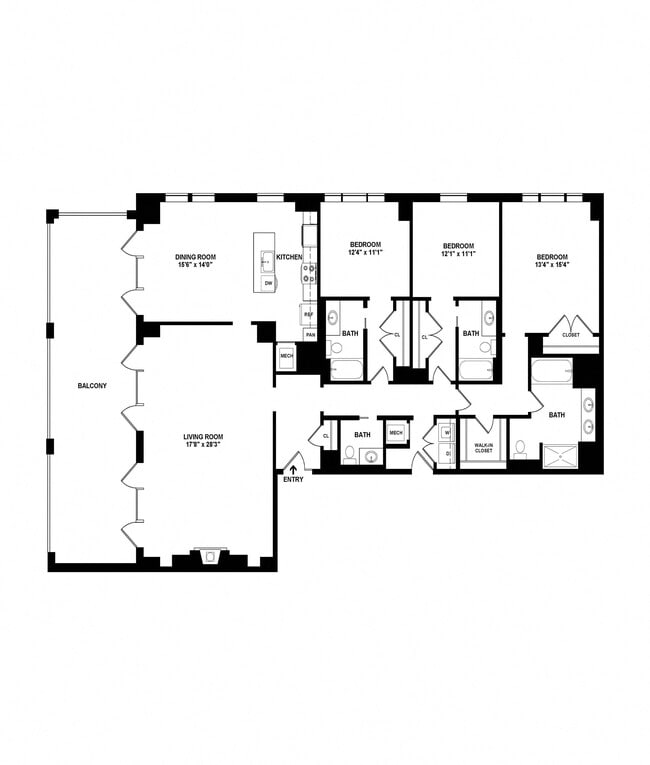 Floorplan - The Woodley
