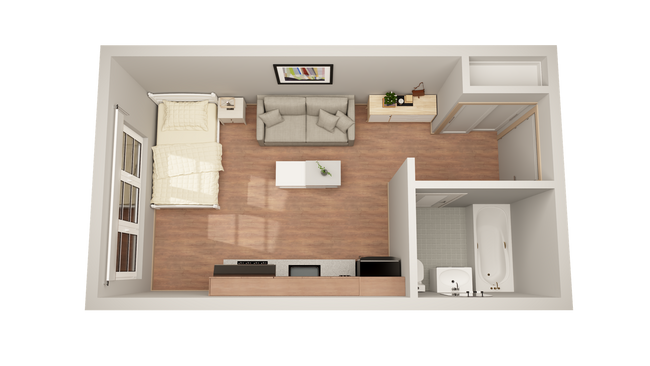 Floorplan - Crossroads Garden Apartments