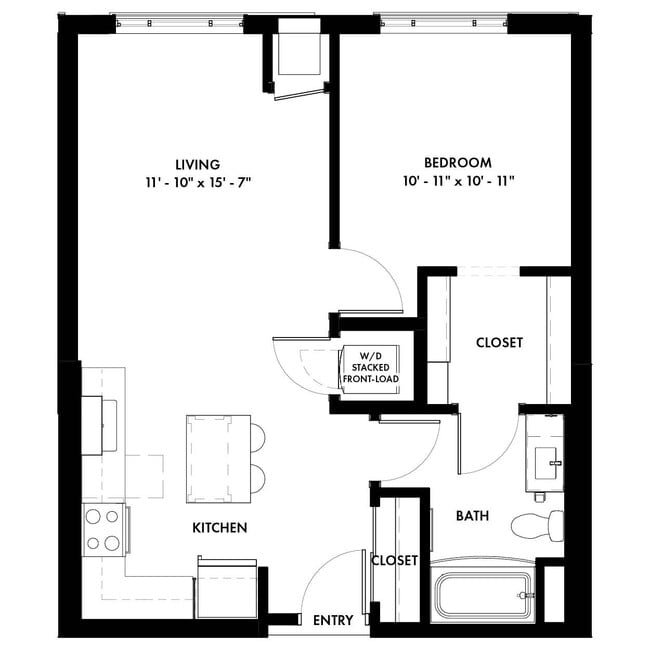 Floorplan - The Knox Apartments