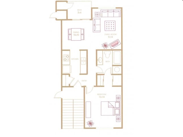 1BR/1BA - Crystal Lake