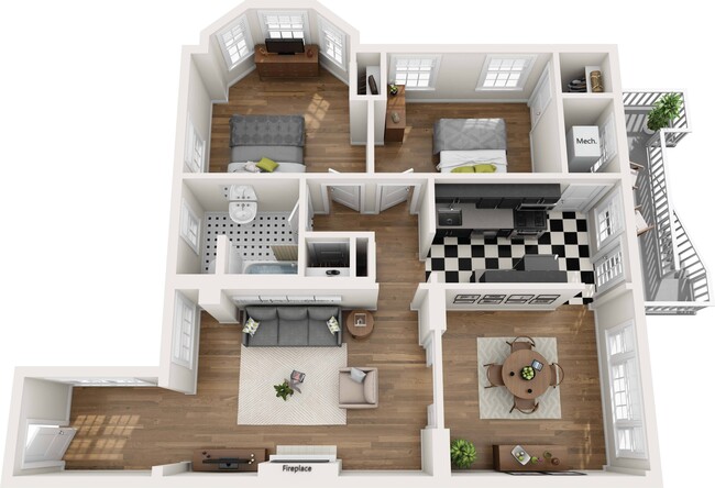 Floorplan - The Collection of Historic Richmond