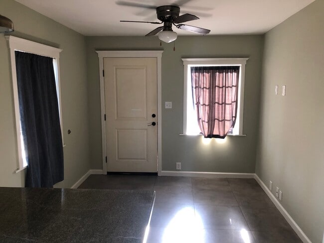 View from kitchen to front door. - 344 1/2 N Bixel St