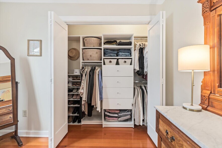 Large, updated closet in west bedroom - 8042 Earl Ave NW