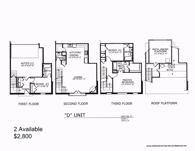 Floorplan - Hartford Townhomes