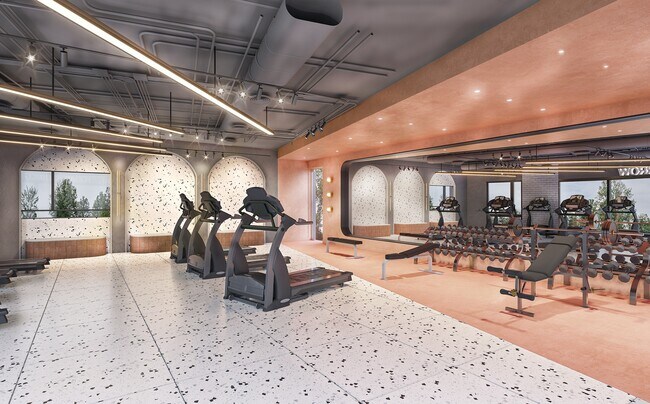 Fitness Center - The Highrailer Apartments
