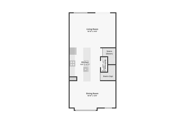 Floor Plan (Shared Space) - 7517 Grey Rock Ln