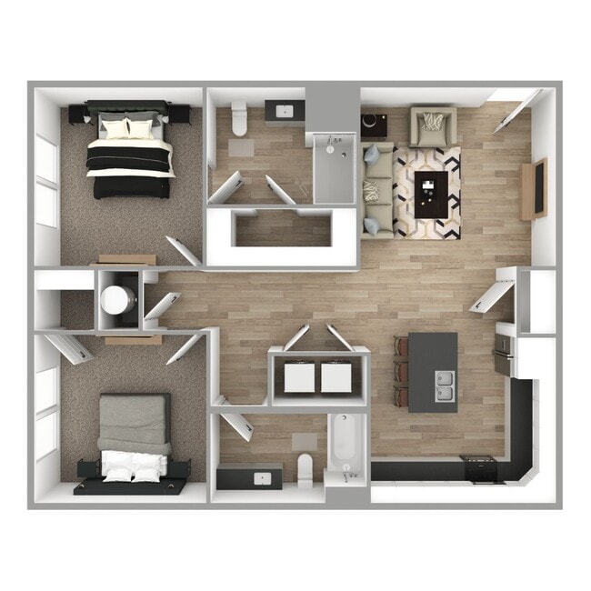 Floorplan - The Grande at Geyser Falls Luxury Apartments