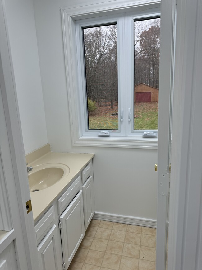 1/2 bath off laundry - 465 N Burkhart Rd