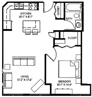 Floorplan - Hoff Mall and Hoff Apartments