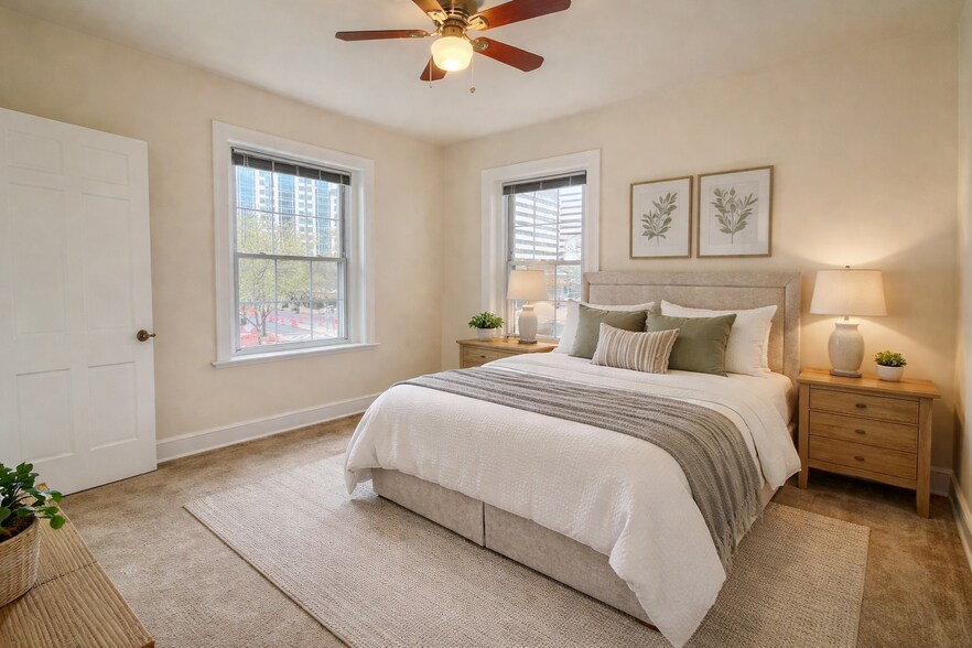 Staged Bedroom - 7347 Wisconsin Ave