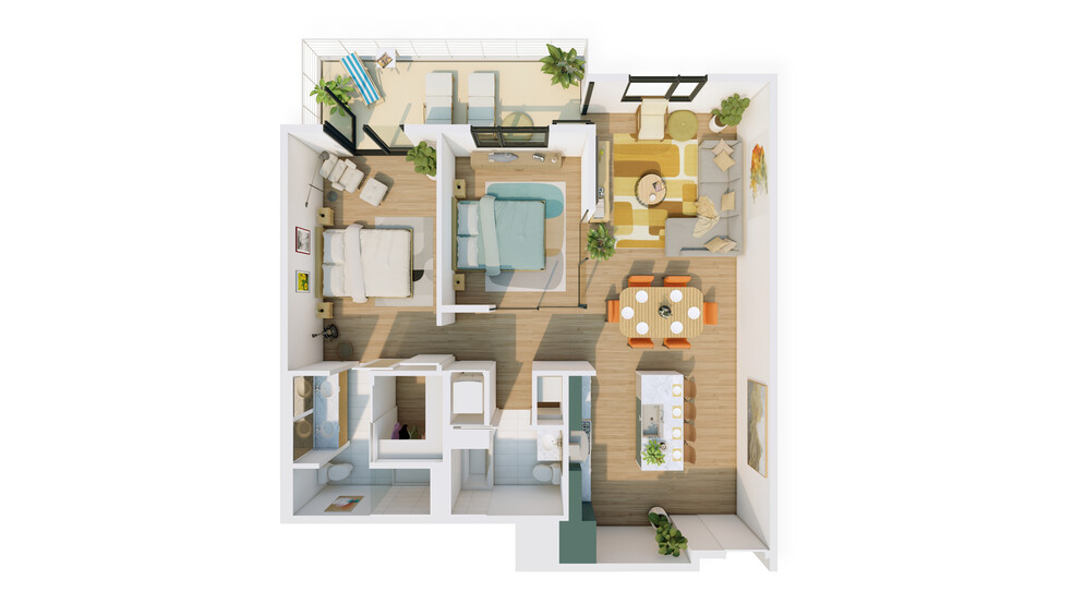 Floorplan C - Sandbox Solana