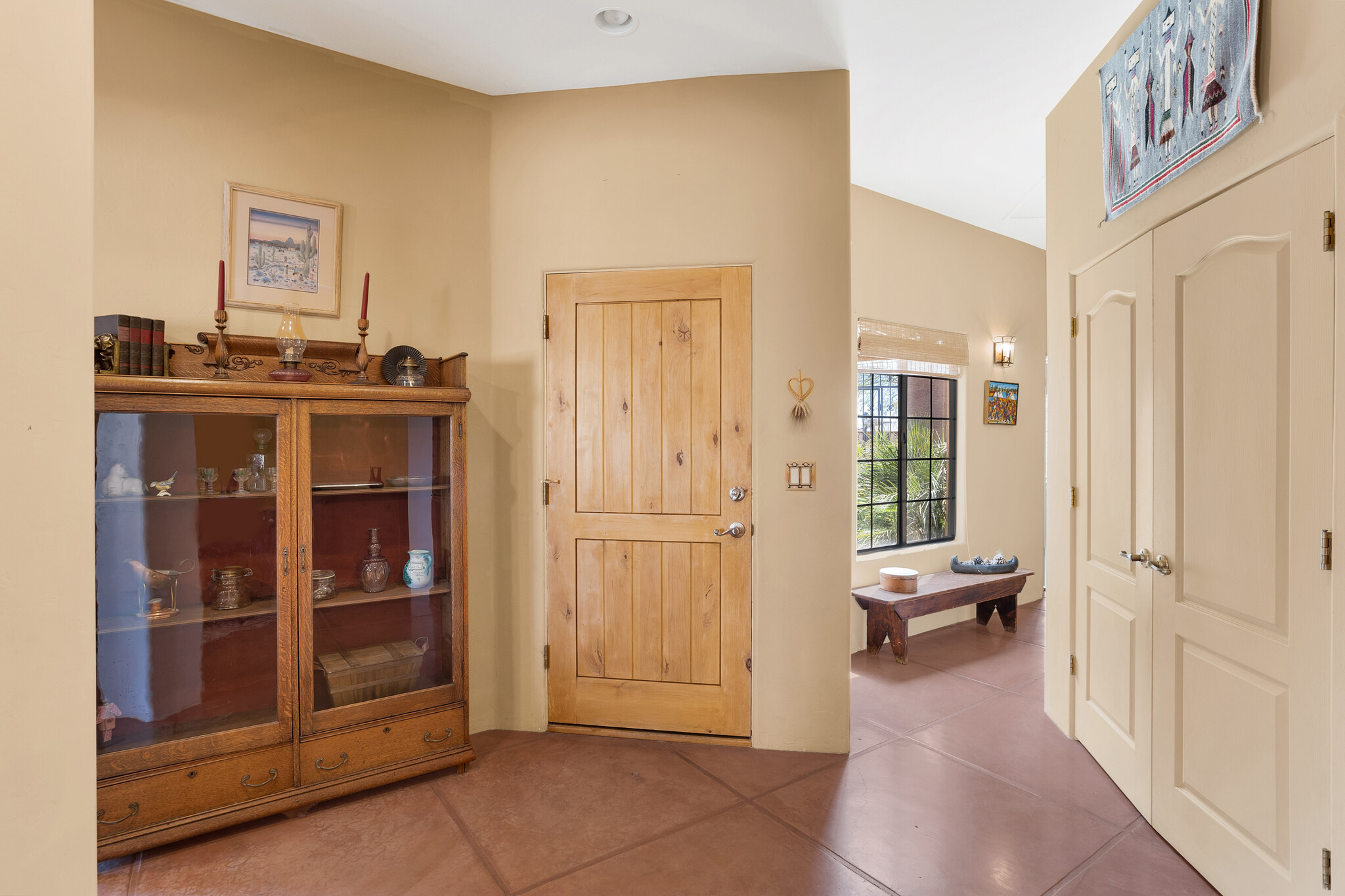 View of hallway to extra bedrooms - 2746 W Calle San Isidro