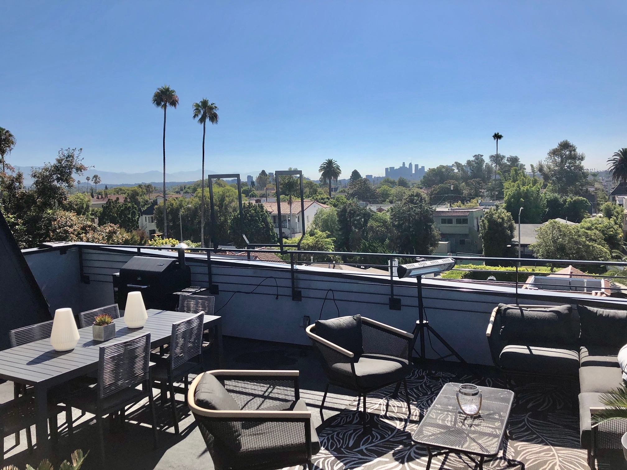 View of DTLA - 1282 S Cloverdale Ave