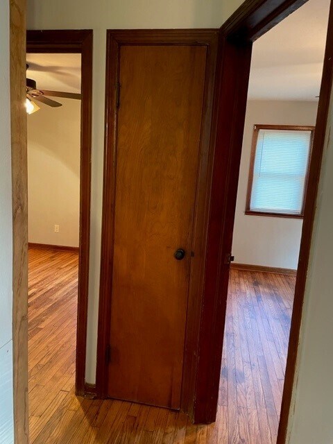 Linen closet between the two bedrooms - 214 E Vermilya Ave