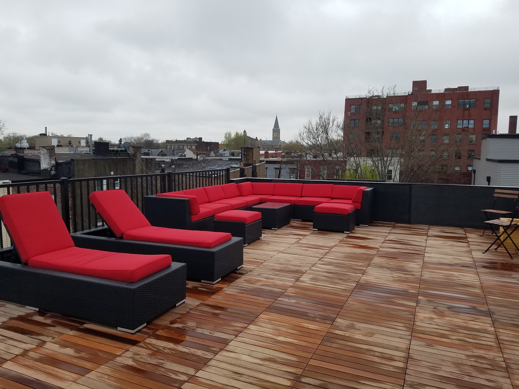 This is just about half of the roof top - 165 New York Ave