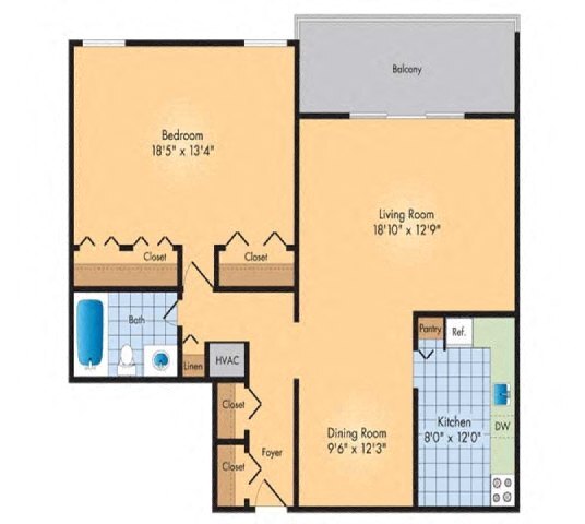 Floorplan - Waterford Tower Silver Spring, LLC