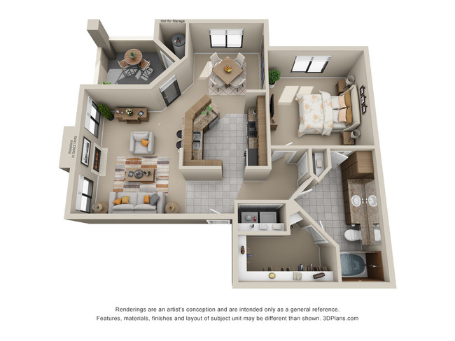 Floorplan - San Montego Apartments