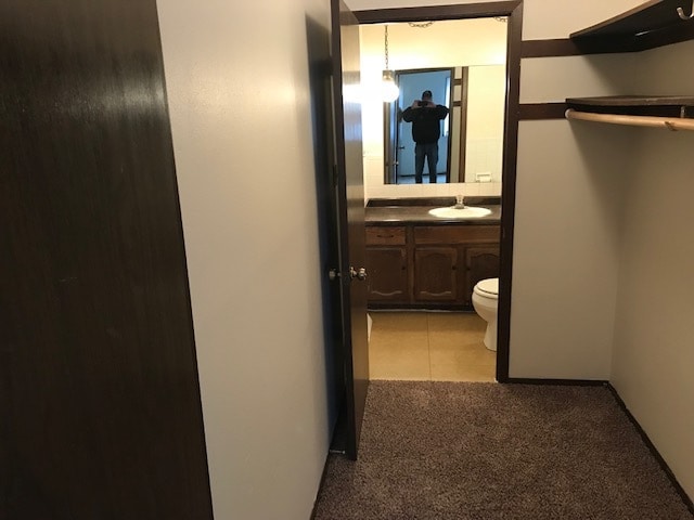 Walkin closet and 1/2 bath Master Bedroom - 4231 N 104th St