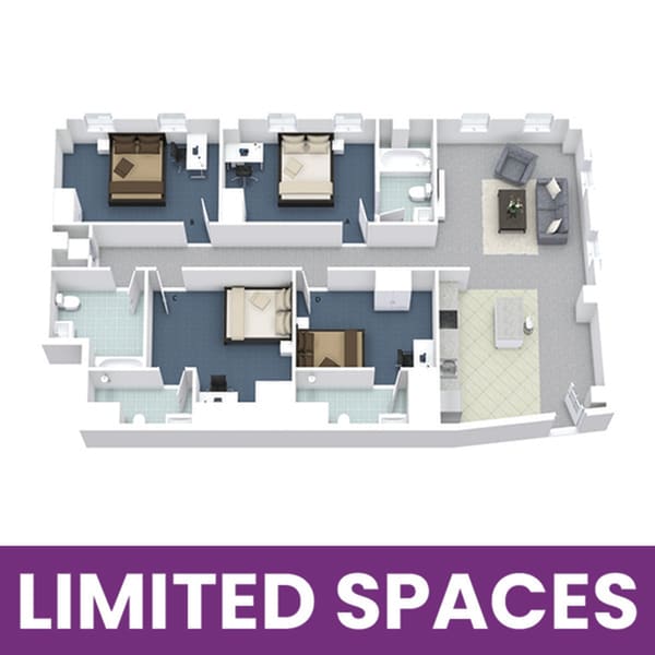 University Lofts 4x4D - Limited Spaces - University Lofts
