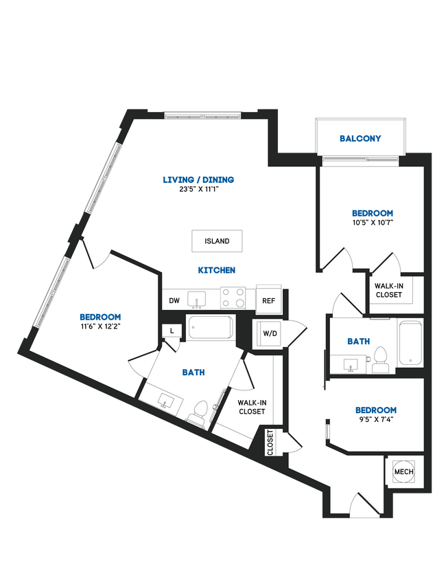 Floorplan - The Chase at Bryant Street