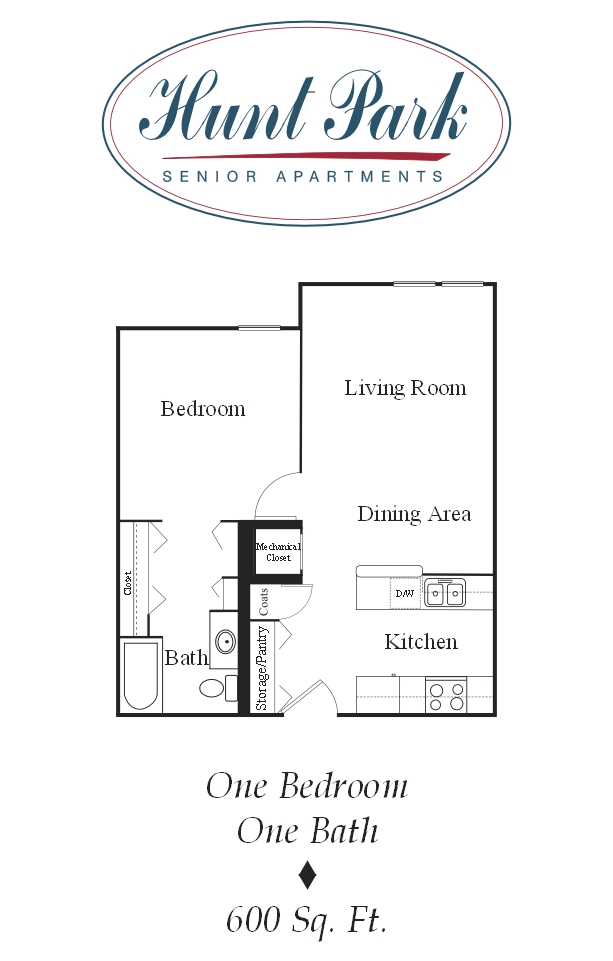 Floorplan - Hunt Park Senior Apartments