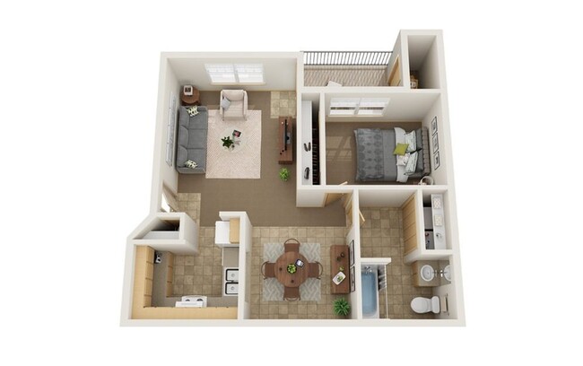 Floorplan - Stone Ridge Apartments
