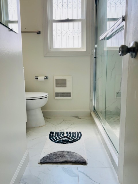 Bathroom with glasses shower - 100 Olinda Dr