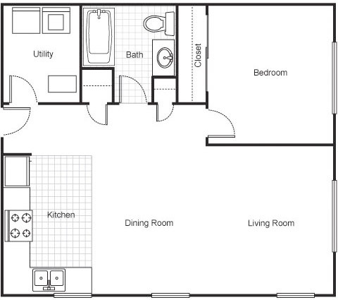 Floorplan - Faubourg Lafitte