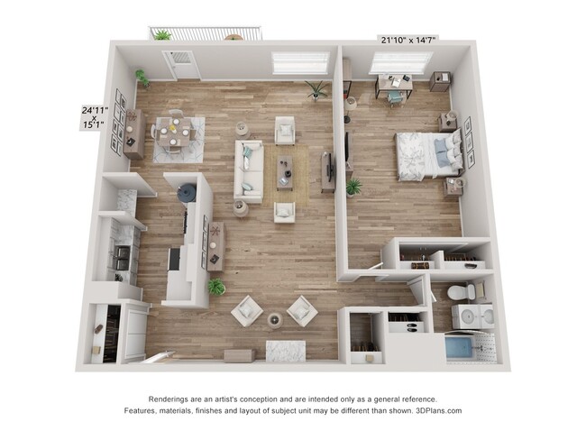 Floorplan - The Lafayette Apartments