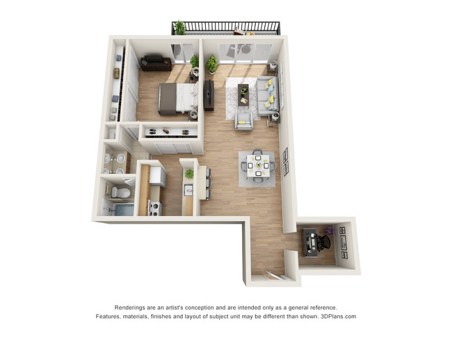 B5 - 1BD/1BA - Luxe Tower
