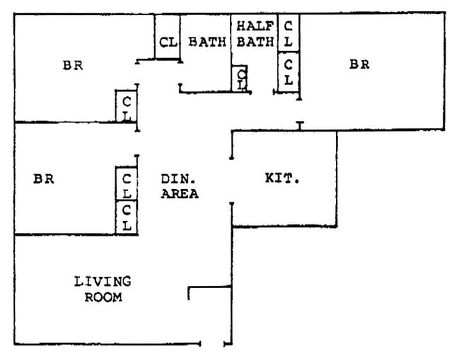 3BR/1.5BA - Riverside Apartments and Virginia Manor
