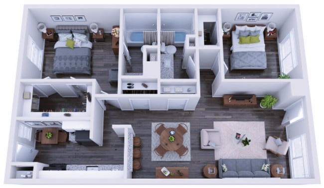 Floorplan - Flats at Wellington