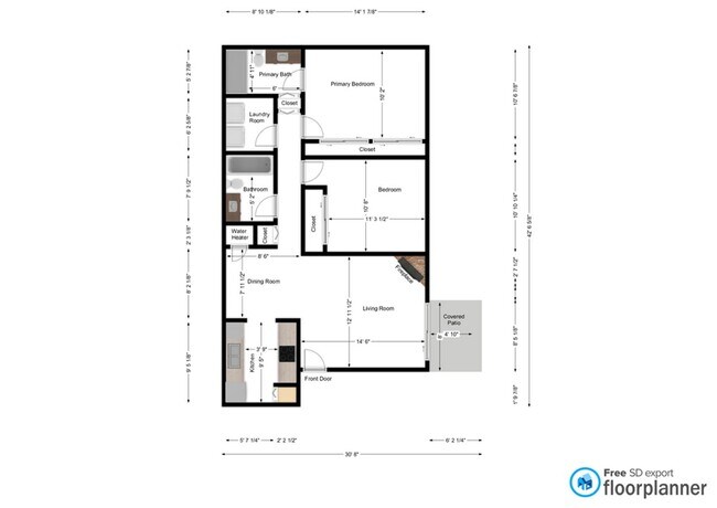 Building Photo - $0 DEPOSIT OPTION. SPACIOUS 2-BEDROOM, 2-B...