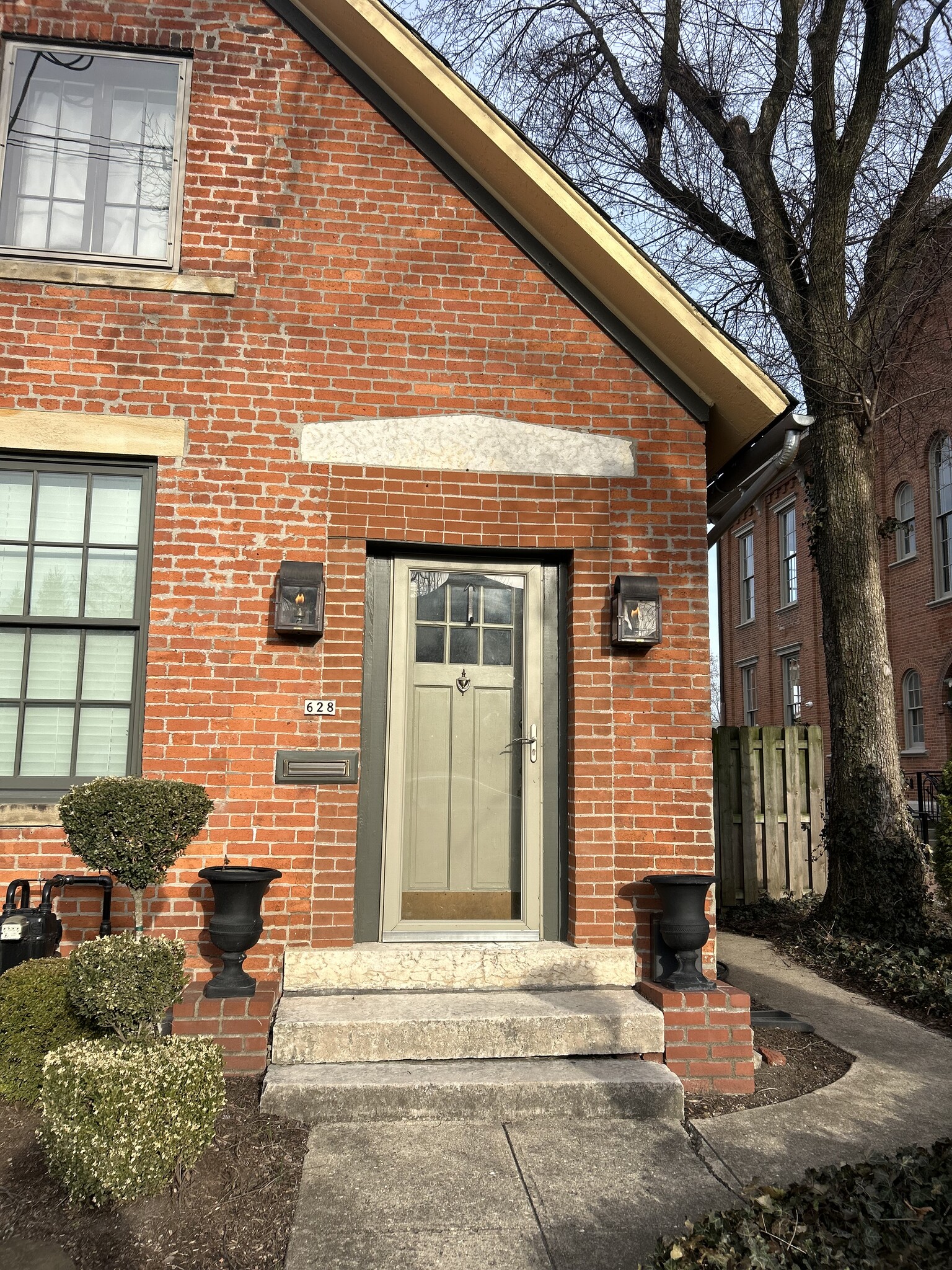 Gas lights add that historic touch . This property has Commercial Zoning and allows business activit - 628 S 3rd St