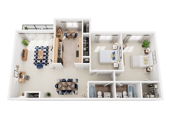 2 Bed 2 Bath - Richmar