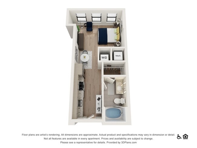 Floorplan - The Baxly Apartments