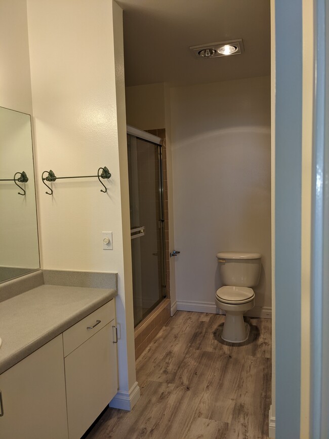 Master bath has two sinks and a separate shower and bathtub. - 2491 Purdue Ave