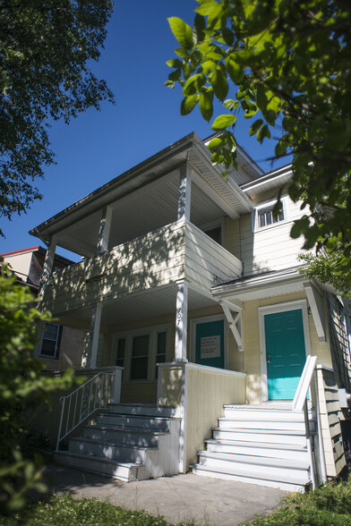 facade and entrance - 705 Ackerman Ave