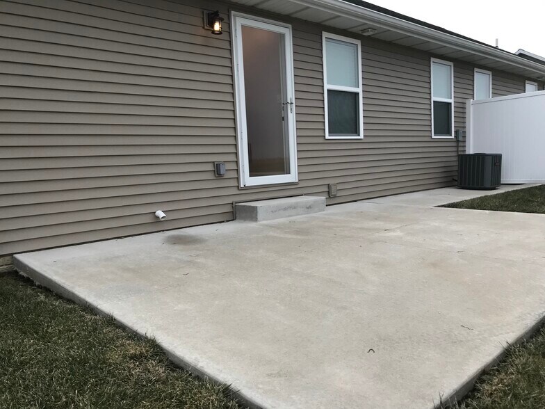 back patio - 206 Stallion Way