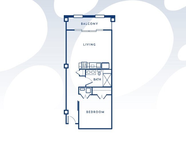 725 sf - The Meridia Apartments