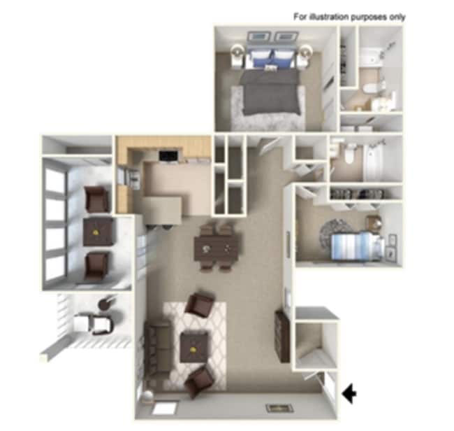 Floorplan - Heron On The Bluffs
