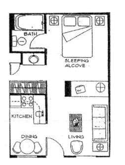 Floorplan - Marble Canyon Manor Apartments