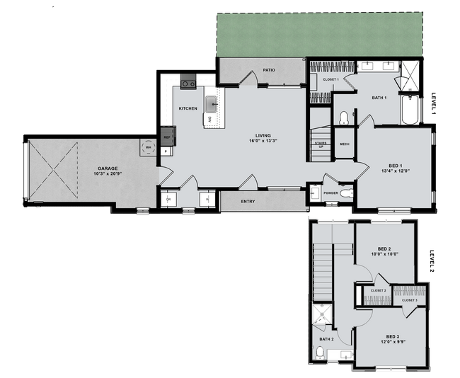 Floorplan - parcHAUS at Paloma Creek