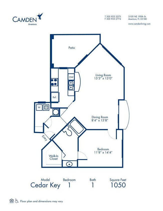 Floorplan - Camden Aventura