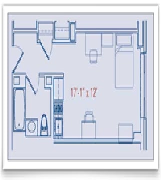 Studio - The Graduate Center Apartments
